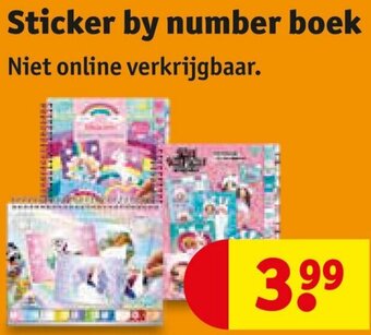 Kruidvat Sticker by number boek aanbieding