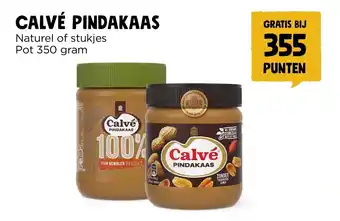 Jumbo CALVÉ PINDAKAAS Naturel of stukjes Pot 350 gram aanbieding