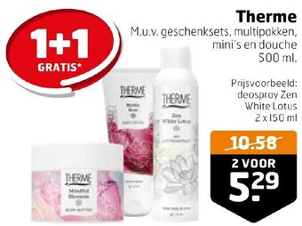 Trekpleister Therme mini's en douche 500 ml. aanbieding