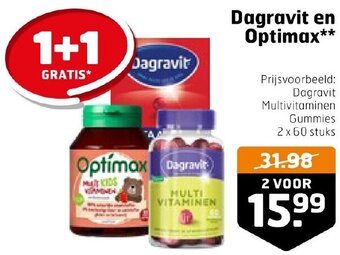 Trekpleister Dagravit en Optimax** aanbieding