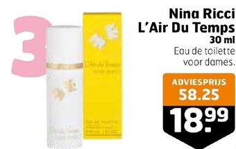 Trekpleister Nina Ricci L'Air Du Temps 30 ml aanbieding