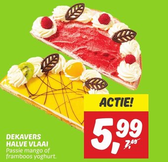 Dekamarkt DEKAVERS HALVE VLAAI aanbieding