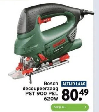 GAMMA Bosch decoupeerzaag PST 900 PEL 620W aanbieding