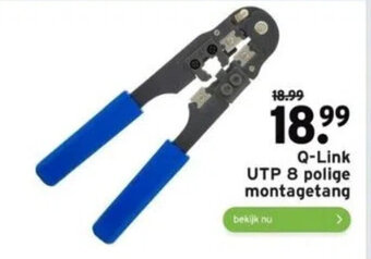GAMMA Q-Link UTP 8 polige montagetang aanbieding