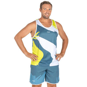 Decathlon Mouwloos shirt voor strandsporten heren aanbieding