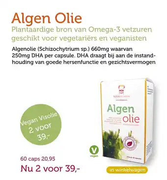 De Rode Pilaren Algen Olie aanbieding