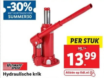 Lidl Hydraulische krik aanbieding