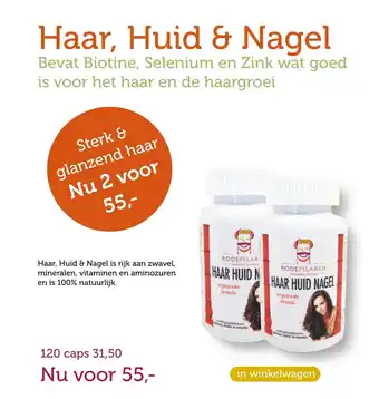 De Rode Pilaren Haar, Huid & Nagel aanbieding