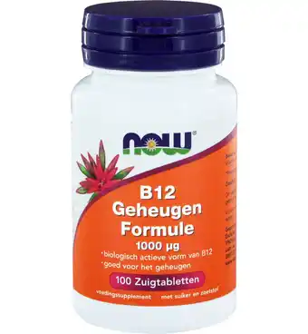 Drogisterij.net Now vitamine b12 geheugenformule 1000 mcg (100zt) aanbieding