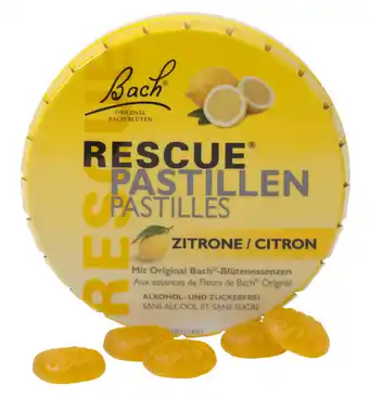 Drogisterij.net Bach rescue pastilles citroen (50g) aanbieding