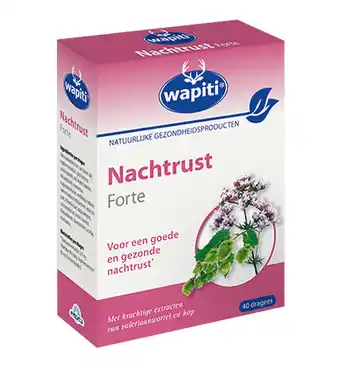 Drogisterij.net Wapiti nachtrust forte (40drg) aanbieding