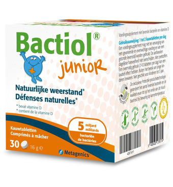 Drogisterij.net Metagenics bactiol junior chew (30kt) aanbieding
