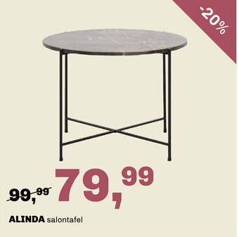 Trendhopper ALINDA salontafel aanbieding