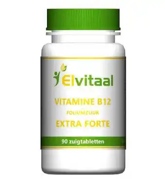 Drogisterij.net Elvitaal/elvitum vitamine b12 extra forte + foliumzuur (90st) aanbieding