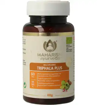 Drogisterij.net Maharishi ayurveda triphala plus bio (60tb) aanbieding