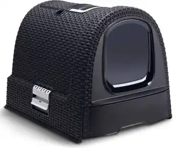 Bol.com Curver kattenbak - antraciet - 51 x 38,5 x 39,5 cm aanbieding