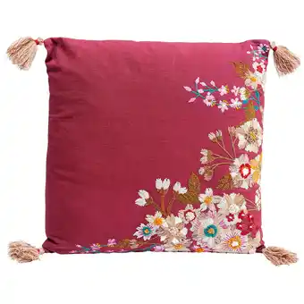 Home24 Sierkussen embroidery blossom aanbieding