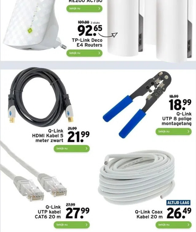 Tplink deco e4 routers aanbieding bij GAMMA