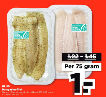 PLUS Plus pangasiusfilet aanbieding