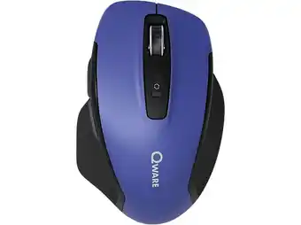 MediaMarkt Qware wireless mouse glasgow - blue aanbieding