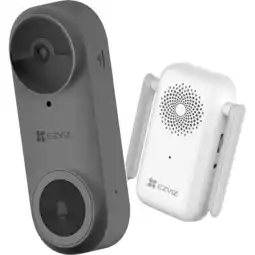 MediaMarkt Ezviz ezviz - db2 3mp- slimme deurbel grijs aanbieding