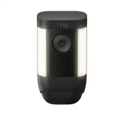 MediaMarkt Ring spotlight cam pro battery zwart aanbieding