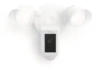 MediaMarkt Ring floodlight cam wired plus wit aanbieding