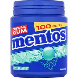 Albert Heijn Mentos gum gum breeze mint aanbieding