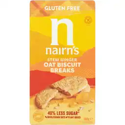 Albert Heijn Nairn's biscuit breaks oats ginger glutenvrij aanbieding