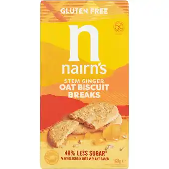 Albert Heijn Nairn's biscuit breaks oats ginger glutenvrij aanbieding