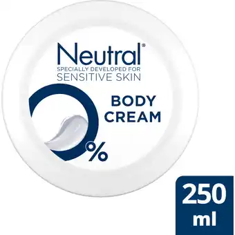 Albert Heijn Neutral body cream aanbieding