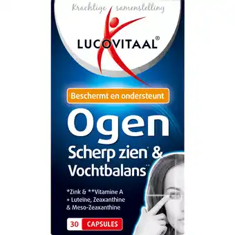 Albert Heijn Lucovitaal ogen, scherp zien & vochtbalans capsules aanbieding