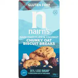 Albert Heijn Nairn's brosse biscuits met chocola & kokosnoot aanbieding