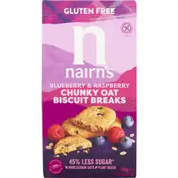 Albert Heijn Nairn's brosse biscuits met framboos & bosbessen aanbieding