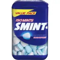 Albert Heijn Smint peppermint sugarfree aanbieding