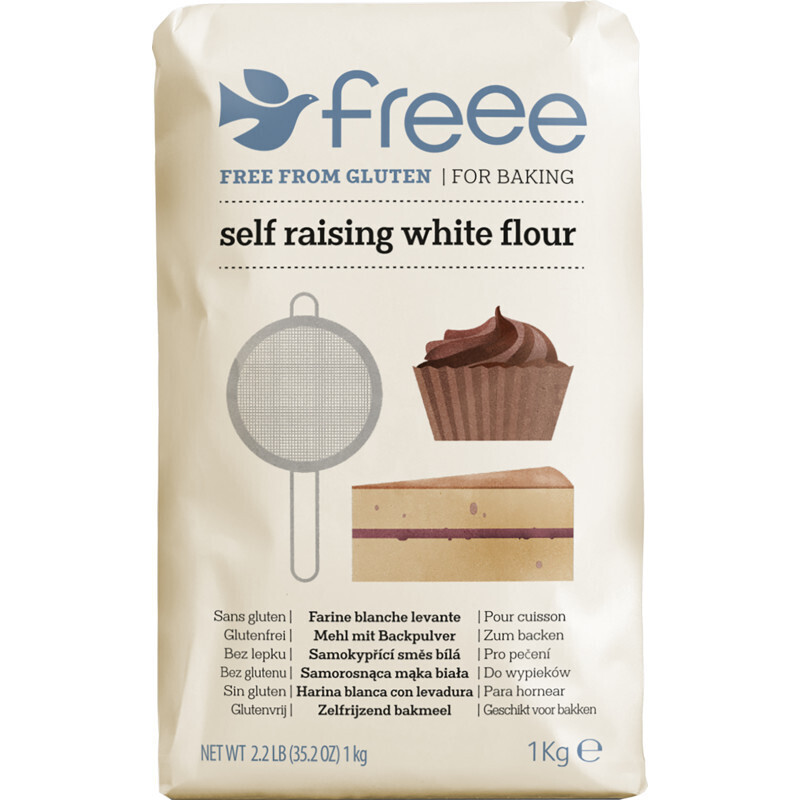 Doves farm freee self raising white flour aanbieding bij Albert Heijn