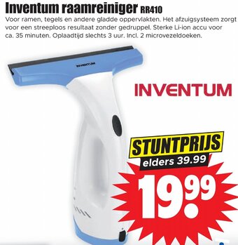 Dirk Inventum raamreiniger RR410 aanbieding