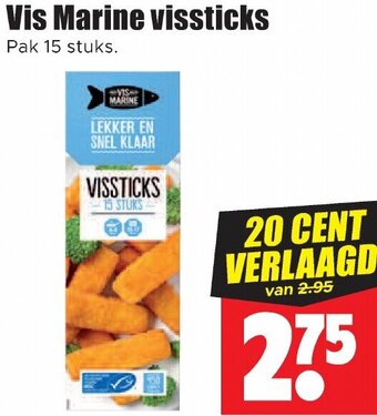 Dirk Vis Marine vissticks aanbieding