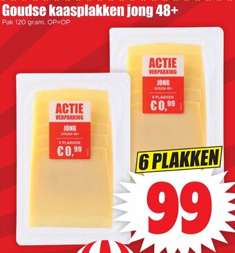 Dirk Goudse kaasplakken jong 48+  120g aanbieding