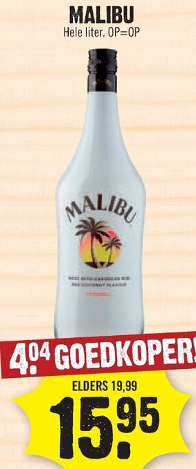 Dirk MALIBU aanbieding