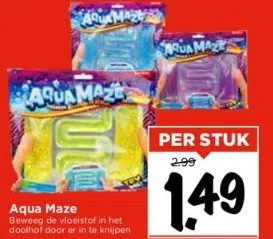 Vomar Voordeelmarkt Aqua maze aanbieding