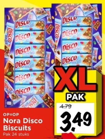 Vomar Voordeelmarkt Nora Disco Biscuits aanbieding