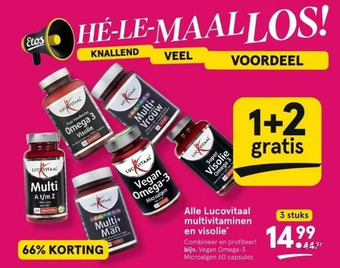 Etos Alle lucovitaal multivitaminen en visolie aanbieding