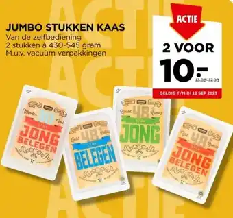 Jumbo Jumbo stukken kaas aanbieding