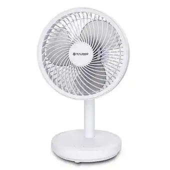 Blokker Sauber oplaadbare tafelventilator ultra stil fn-125890 - ø 16,5 cm - 8 uur aanbieding