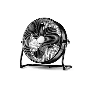 Blokker Blokker vloerventilator bl-30010 - ø 30 cm matzwart aanbieding