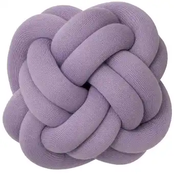 fonQ Design house stockholm knot kussen 30x30 lilac aanbieding