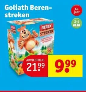 Kruidvat Goliath berenstreken aanbieding