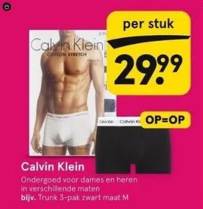 Etos Calvin klein aanbieding