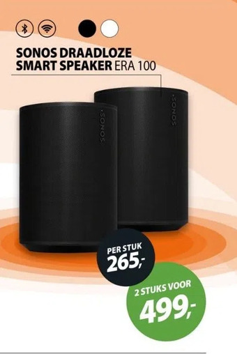 Expert Sonos draadloze smart speaker era 100 aanbieding